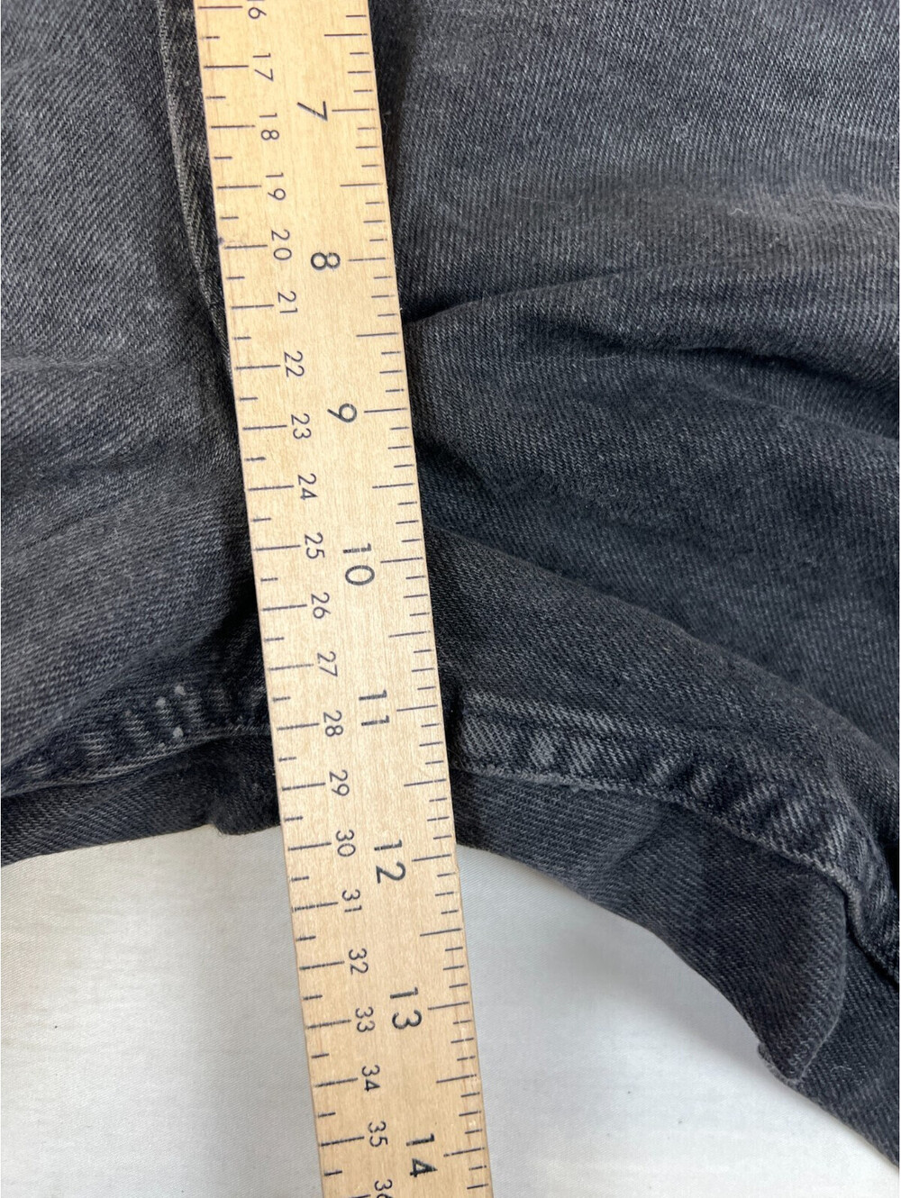 Vintage Levi's 550 Made in USA Men Size 30x34 Black Relaxed Fit Tapered Jeans - Picture 12 of 13